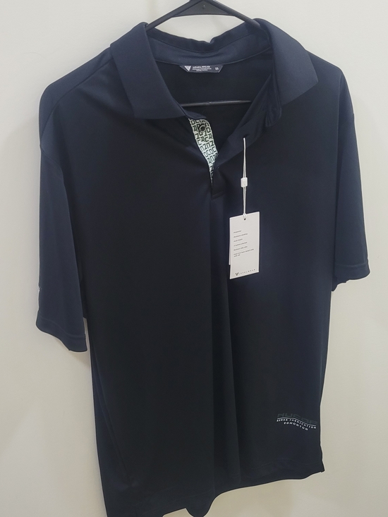Levelwear Other - Men's Performance Polo with Printed Inner Placket For Golf Activewear NWT sz L